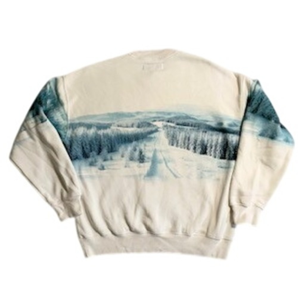 Abercrombie & Fitch 1981 Ford Bronco Graphic Sweatshirt Cream Mens Small - Picture 2 of 15